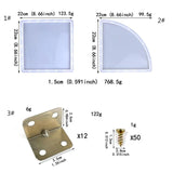 Corner Bracket Pendant Resin Silicone Mold for Jewelry Making