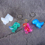 Astronaut/Dinosaur Night Light Epoxy Resin Mold Keychain Pendant