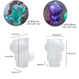 Astronaut/Dinosaur Night Light Epoxy Resin Mold Keychain Pendant