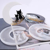 Silicone Mold Resin Craft Moon Couple Cat Deer