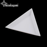 Plastic Triangle Plate Containers for Jewelry Beads Organizer