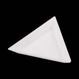 Plastic Triangle Plate Containers for Jewelry Beads Organizer