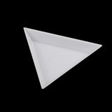 Plastic Triangle Plate Containers for Jewelry Beads Organizer