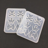 Bear Bowtie Shape Silicone Cake Mold DIY Chocolate Baking Utensil