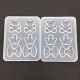 Bear Bowtie Shape Silicone Cake Mold DIY Chocolate Baking Utensil