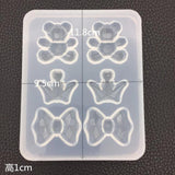 Bear Bowtie Shape Silicone Cake Mold DIY Chocolate Baking Utensil
