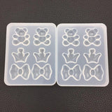 Bear Bowtie Shape Silicone Cake Mold DIY Chocolate Baking Utensil