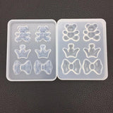 Bear Bowtie Shape Silicone Cake Mold DIY Chocolate Baking Utensil