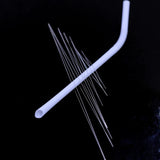 5Pcs Big Eye Curved Beading Needles Stainless Steel Jewelry Making Tools Pins
