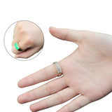 12 PCS Transparent Coil Spiral Spring Coil Ring Size Adjuster