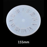Arabic Numerals Silicone Mold Clock 10.5/15.5cm Epoxy Resin Molds