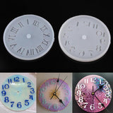 Arabic Numerals Silicone Mold Clock 10.5/15.5cm Epoxy Resin Molds