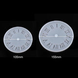 Arabic Numerals Silicone Mold Clock 10.5/15.5cm Epoxy Resin Molds