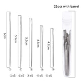 25Pcs Stainless Steel Beading Needles Jewelry Making Sewing Tool