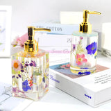 DIY Perfume Hand Sanitizer Bottle Mold Cylindrical Square Storage Silicone Mold