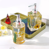 DIY Perfume Hand Sanitizer Bottle Mold Cylindrical Square Storage Silicone Mold