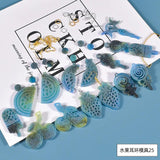 Irregular Earring Pendant Jewelry Silicone Mold