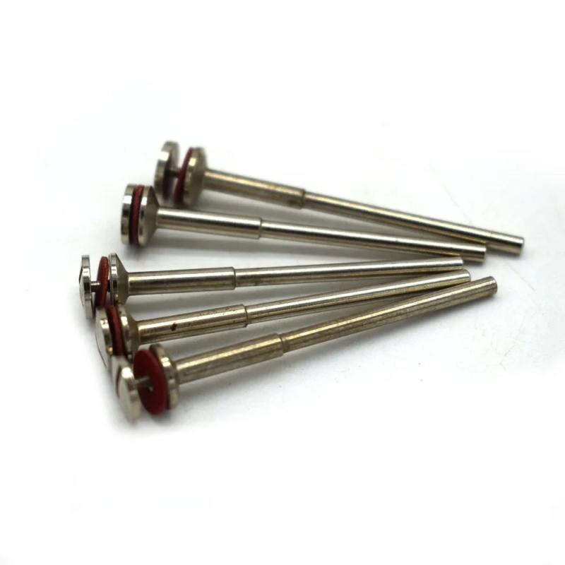 5PCS Sandpaper Clamp Split Mandrels 2.35mm Shank for Rotary Grinder