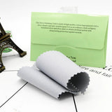 10pcs 6*10cm Jewelry Cleaning Polishing Cloth Buckskin Velvet
