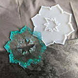 Irregular Flower Cup Pad Silicone Mold for Resin DIY Making