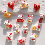 Resin Mini Rabbit Flat Back Scrapbooking DIY Jewelry Craft Decoration