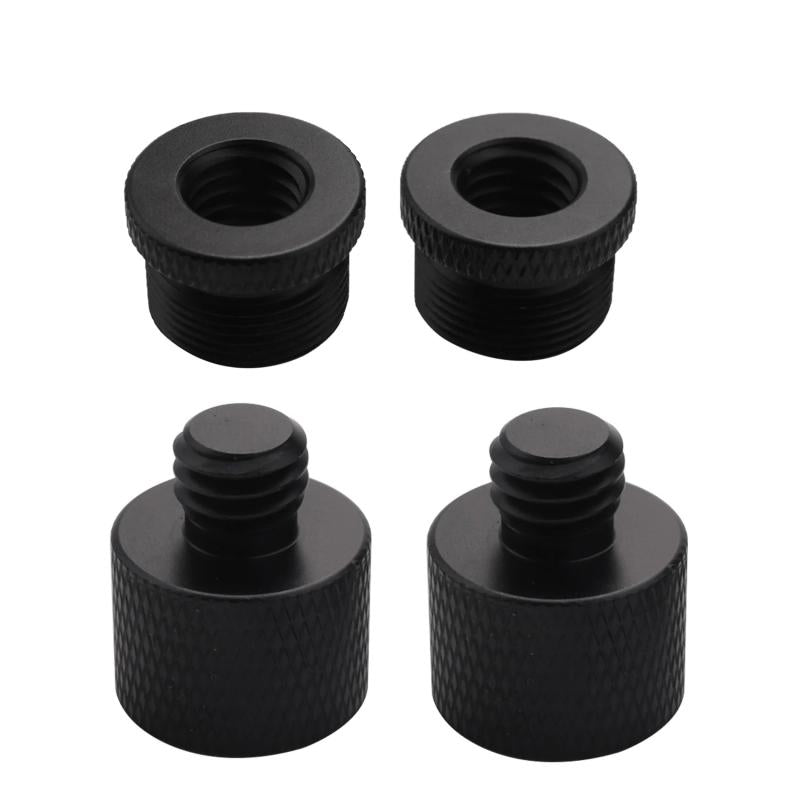 4 Pcs Mic Thread Adapter 5/8 Female to 3/8 Male 3/8 Female to 5/8 Male