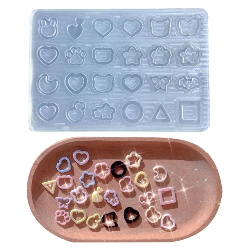 R3MC Resin Casting Shaker Filler Mold Heart Shape