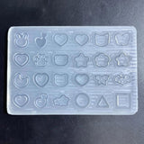 R3MC Resin Casting Shaker Filler Mold Heart Shape
