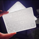 R3MC Resin Casting Shaker Filler Mold Heart Shape