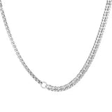 Fashionable Unisex Silver Ti Steel Necklace for Teenager