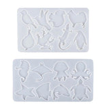 3D Land/Sea-Animal Silicone Keychain Mold for DIY Crafts