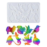 3D Land/Sea-Animal Silicone Keychain Mold for DIY Crafts
