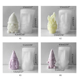 Easter Gnome Resin Mold 3D Face-less Old Man DIY Dwarf Soap Crafts