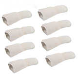 8x PU Finger Cots Protective Cushion Wear Resistant Fingers Sleeves