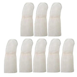 8x PU Finger Cots Protective Cushion Wear Resistant Fingers Sleeves