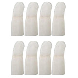 8x PU Finger Cots Protective Cushion Wear Resistant Fingers Sleeves