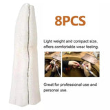 8x PU Finger Cots Protective Cushion Wear Resistant Fingers Sleeves