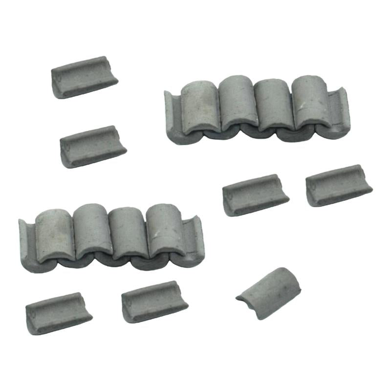 25Pcs Mini Red Roof Tiles Model Building Set DIY Fairy Garden Accessories