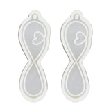 Heart-shaped Earrings Silicone Mold for Jewelry Crafting