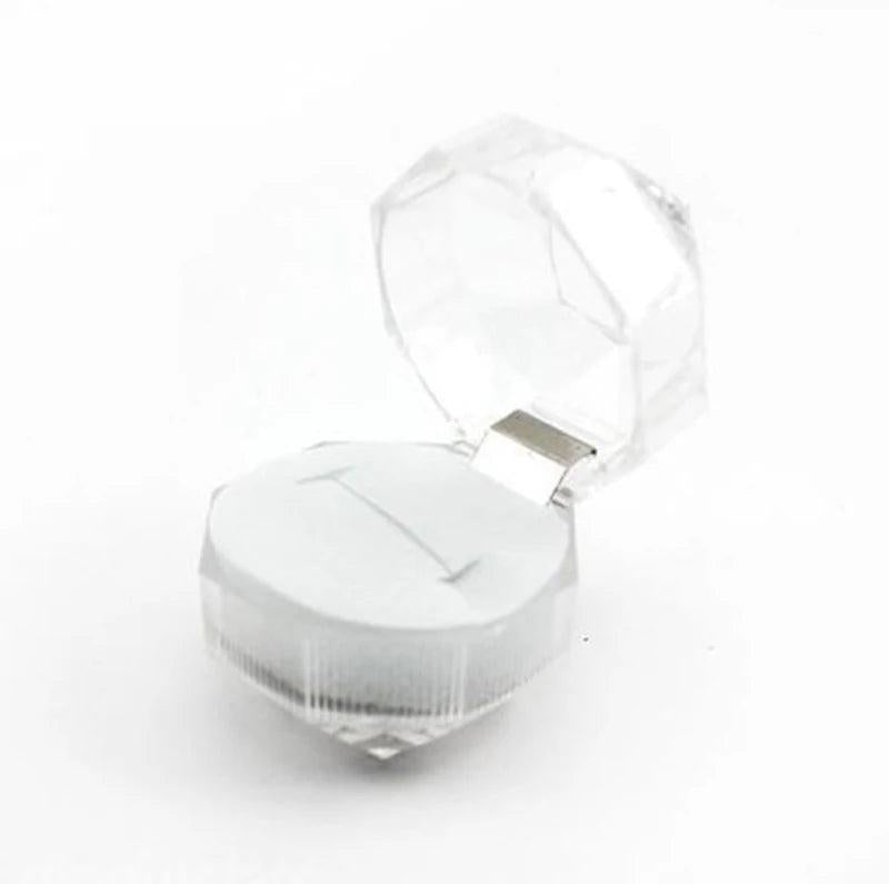 5pcs Acrylic Transparent Jewelry Boxes for Rings and Earrings