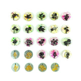 Round Flower Charms Earring Stud Silicone Molds for Jewelry Making