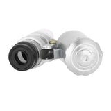Pocket Microscope 60X Mini Zoom LED UV Jewellers Loupe Magnifier