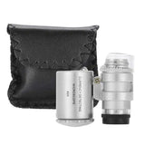 Pocket Microscope 60X Mini Zoom LED UV Jewellers Loupe Magnifier