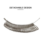 Metal Ring Sizer Measuring Tool Steel Finger Rings Size Measurement