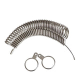 Metal Ring Sizer Measuring Tool Steel Finger Rings Size Measurement