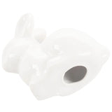 Mini Ceramic Rabbit Ornaments for Crafts and Jewelry