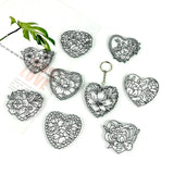 Heart Silicone Mold Pendant Resin Epoxy Molds for Casting Resin Keychain Mold