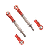 2Pcs Metal Steering Linkage Servo Link Pull Rod for Slash HQ727 1/10 RC Car