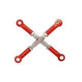 2Pcs Metal Steering Linkage Servo Link Pull Rod for Slash HQ727 1/10 RC Car