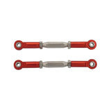 2Pcs Metal Steering Linkage Servo Link Pull Rod for Slash HQ727 1/10 RC Car